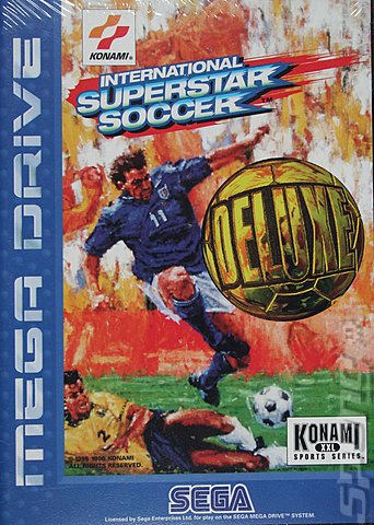 International Superstar Soccer Deluxe - Sega Megadrive Cover & Box Art