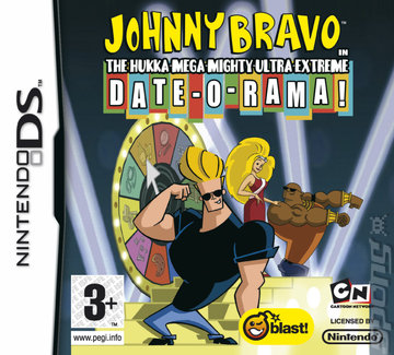 Johnny Bravo in The Hukka-Mega-Mighty-Ultra-Extreme Date-o-Rama! - DS/DSi Cover & Box Art
