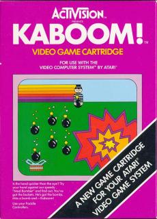 Kaboom! - Atari 2600/VCS Cover & Box Art