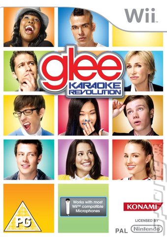 Karaoke Revolution: Glee - Wii Cover & Box Art