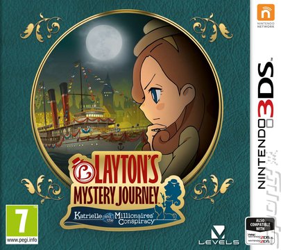Layton's Mystery Journey: Katrielle and the Millionaires' Conspiracy - 3DS/2DS Cover & Box Art
