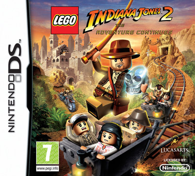 LEGO Indiana Jones 2: The Adventure Continues - DS/DSi Cover & Box Art
