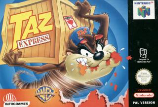 Looney Tunes Taz Express - N64 Cover & Box Art