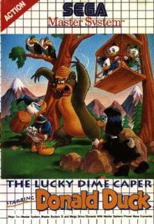 The Lucky Dime Caper starring Donald Duck - Sega Master System Cover & Box Art