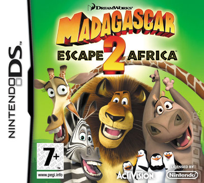 Madagascar: Escape 2 Africa - DS/DSi Cover & Box Art