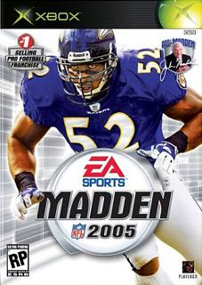 Madden NFL 2005 - Xbox Cover & Box Art