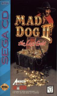Mad Dog II: The Lost Gold - Sega MegaCD Cover & Box Art