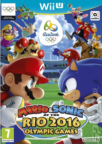 Mario & Sonic at the Rio 2016 Olympic Games - Wii U Cover & Box Art