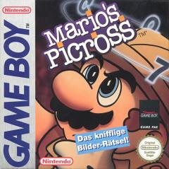 Mario's Picross - Game Boy Cover & Box Art