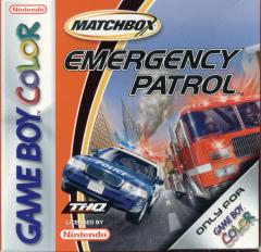 Matchbox Emergency Patrol - Game Boy Color Cover & Box Art
