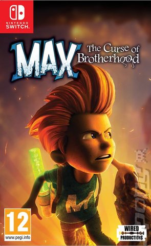 Max: The Curse of Brotherhood - Switch Cover & Box Art