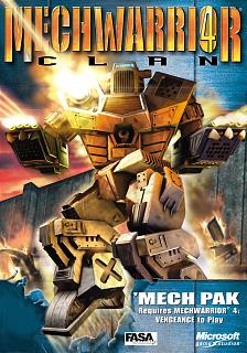 MechWarrior 4: Clan Mech Pak - PC Cover & Box Art