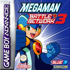 Mega Man Battle Network 3: Blue - GBA Cover & Box Art