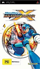Mega Man Maverick Hunter X - PSP Cover & Box Art