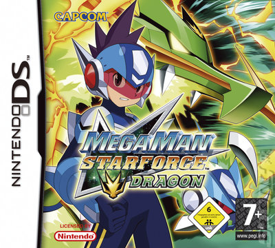 Mega Man Star Force Dragon - DS/DSi Cover & Box Art