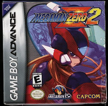 Mega Man Zero 2 - GBA Cover & Box Art
