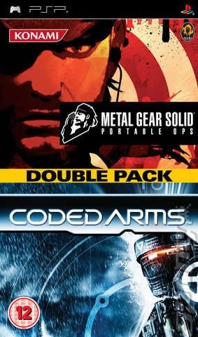 Metal Gear Solid: Portable Ops & Coded Arms - PSP Cover & Box Art