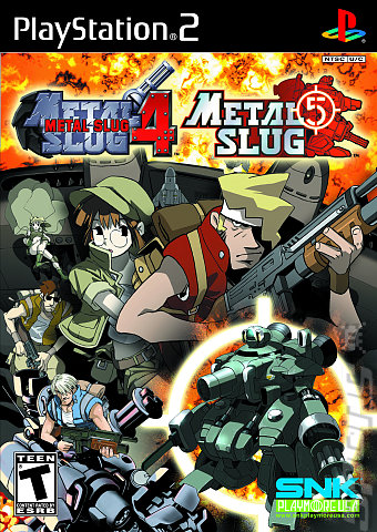 Metal Slug 4 - PS2 Cover & Box Art