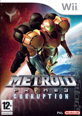 Metroid Prime 3: Corruption - Wii Cover & Box Art