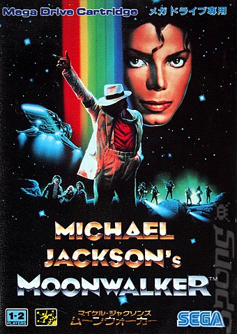 Michael Jackson's Moonwalker - Sega Megadrive Cover & Box Art