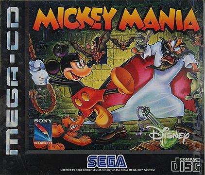 Mickey Mania - Sega MegaCD Cover & Box Art