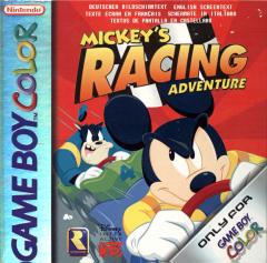 Mickey's Racing Adventure  - Game Boy Color Cover & Box Art