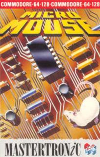 Micro Mouse Goes De-Bugging - C64 Cover & Box Art