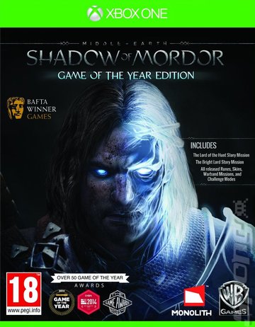 Middle-earth: Shadow Of Mordor: Game of the Year Edition - Xbox One Cover & Box Art