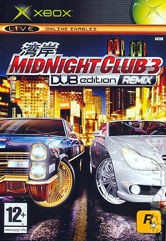 Midnight Club 3: DUB Edition Remix - Xbox Cover & Box Art