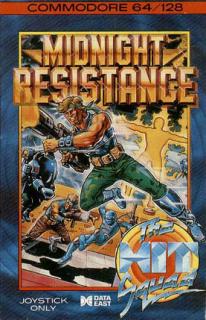 Midnight Resistance - C64 Cover & Box Art