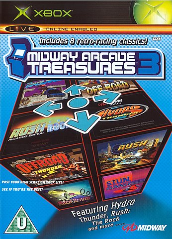 Midway Arcade Treasures 3 - Xbox Cover & Box Art