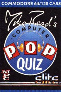 Mike Read's Pop Quiz - C64 Cover & Box Art