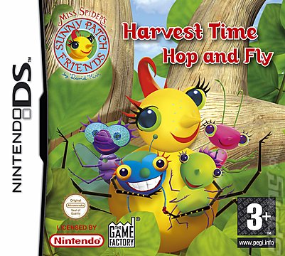 Miss Spider: Harvest Time Hop and Fly - DS/DSi Cover & Box Art