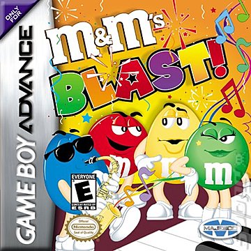 M&M's Minis' Blast - GBA Cover & Box Art
