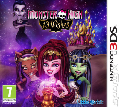 Monster High: 13 Wishes: The Official Game - 3DS/2DS Cover & Box Art