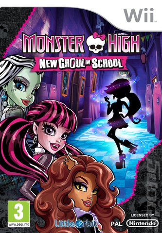 Monster High: New Ghoul in School - Wii Cover & Box Art