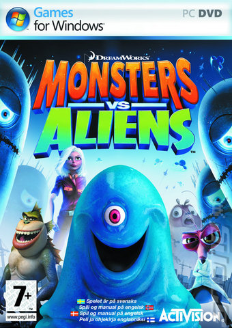 Monsters Vs Aliens - PC Cover & Box Art