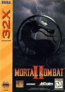 Mortal Kombat 2 - Sega 32-X Cover & Box Art