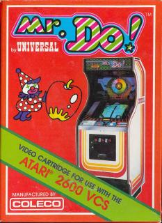 Mr Do! - Atari 2600/VCS Cover & Box Art