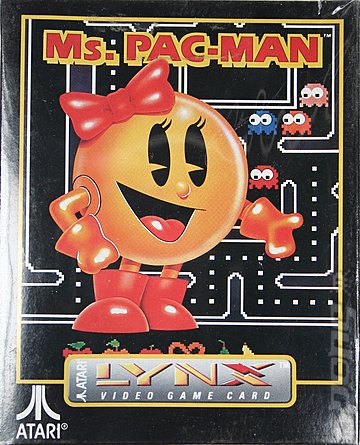 Ms. Pac-Man - Lynx Cover & Box Art