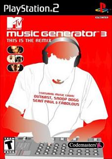 MTV Music Generator 3 - PS2 Cover & Box Art