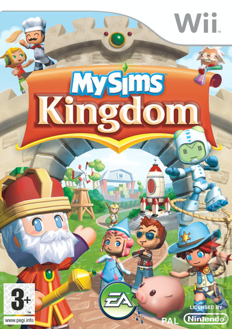 MySims Kingdom - Wii Cover & Box Art