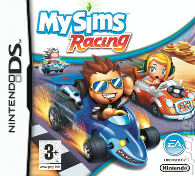 MySims Racing - DS/DSi Cover & Box Art