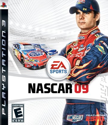 NASCAR 09 - PS3 Cover & Box Art