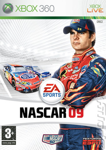 NASCAR 09 - Xbox 360 Cover & Box Art