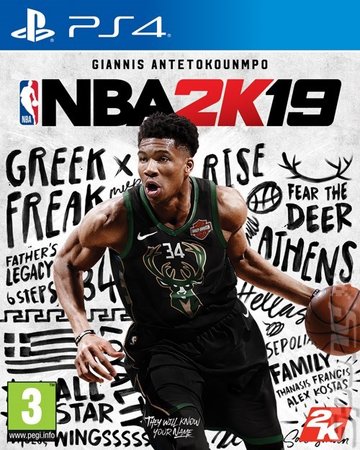 NBA 2K19 - PS4 Cover & Box Art
