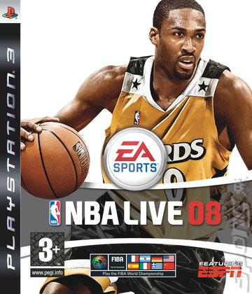 NBA Live 08 - PS3 Cover & Box Art