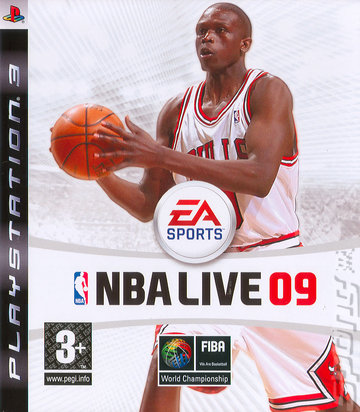 NBA Live 09 - PS3 Cover & Box Art