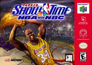 NBA Show Time: NBA on NBC - N64 Cover & Box Art
