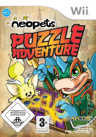 Neopets Puzzle Adventure - Wii Cover & Box Art